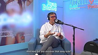 colombian loren takes on the 100 fuck machine, hitting 7 orgasms on juanbustospodcast