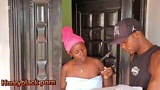 honryblack porn1 delivery man big cock