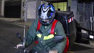 Socialite Fucks Pussy With Delivery Guy In Front Of Cuckold Husband, Humiliating Them.