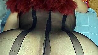 Busty Redhead Toys Big Ass with Dildo to Squirt, Then Ass-to-Mouth