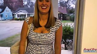 cute blonde breanna feels intense pleasure sucking cock and getting fucked in pussy and ass