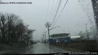 that teen hottie is masturbating in the car right now