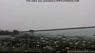 that teen hottie is masturbating in the car right now