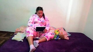 my slutty stepsister always masturbates and wants to suck my cock for cum.