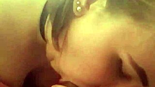 Little blowjob in pov style with big cock