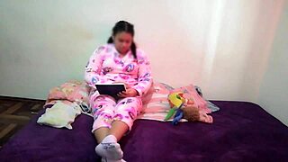 my slutty stepsister always masturbates and wants to suck my cock for cum.