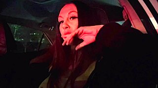 Italian Long Hair Big Tits Milf Artemisia Love Flashes Juicy Boobs On Sexy Solo Car Ride