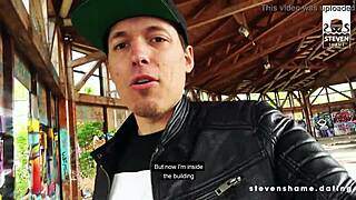 Anal Sex for Filthy Silicone MILF Julia in Outdoor Public Scene