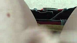 at home alone, I stroke my big cock slowly, feeling every inch