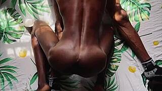 Hey, this black naked slut loves anal with big cock