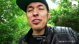 Anal Sex for Filthy Silicone MILF Julia in Outdoor Public Scene