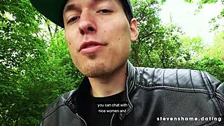 Anal Sex for Filthy Silicone MILF Julia in Outdoor Public Scene