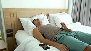 Stepbrother jerks off to stepsister's photo