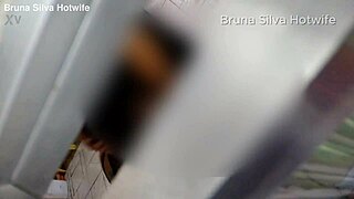 Bruna Silva Hotwife Eats and Cums After Party