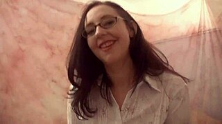 Audrey Alder Shyly Gives Blowjob Despite Hesitation