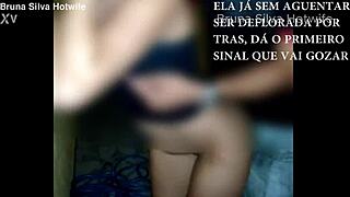 Bruna Silva Hotwife Eats and Cums After Party