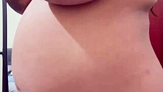 Pregnant Arab Step Mother Teasing And Strips On Webcam Looking For Someone To Fuck Her Hairy Pussy