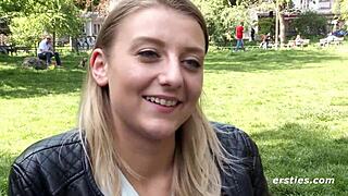 Hot 19-Year-Old Munich Girl Films Herself Masturbating Intensely