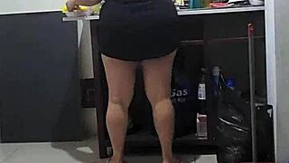 i crave my hot stepmother's ass in the bathroom lingerie