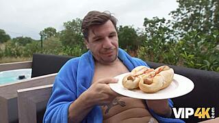 Chloe heart gets rescued and fucked by stepdaddy