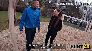 hunt4k meeting athlete hottie led to fucking in backseat before bf