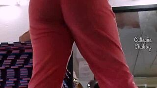 Bbw Ebony Gym Squats Big Ass