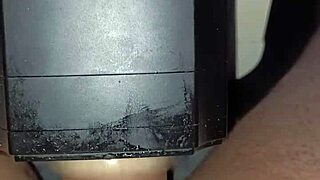 i used the lovense solace toy for a stranger's cumshot in my homemade solo session