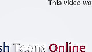 Student fucks her ass with a dildo