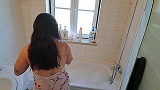 latina wife calls handyman to fix the hot tub