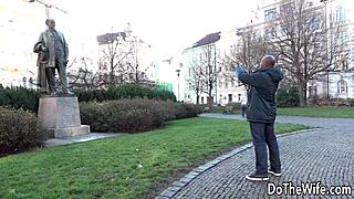 Jenifer Red Shoves BBC Up Ass Before Cum Filling