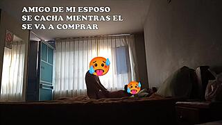 Friend Joins Bed While Husband Trains In Rented Rooms