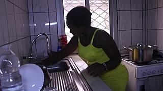 Sofi Ryan shakes her big tits for Alex Jett's cock.