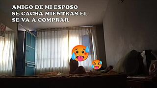 Friend Joins Bed While Husband Trains In Rented Rooms