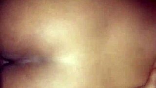 Amateur ebony teen 18+ gets her petite pussy drilled deep