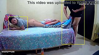 Neighbor Licks Girlfriend's Ass in Hidden Camera