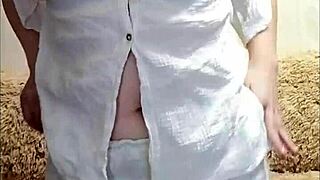 Horny Brunette Lammy Pixel Stripteases And Shows Off Her Gorgeous Ass