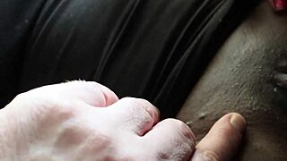 Couple fucks outside then in kitchen quickie