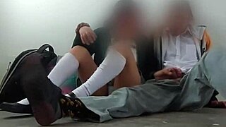 Mexican College Students Fuck In Storage Room