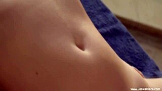 svetlana and her lesbian friend kissing and strapon fucking in a glamour scene