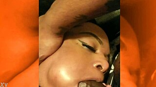 keyzz strokes gets deepthroat from eager mouth