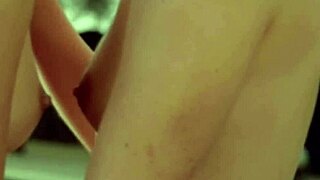 svetlana and her lesbian friend kissing and strapon fucking in a glamour scene