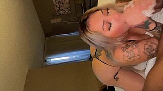 Blonde Teen Deep Throats BBC!