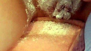 Mature woman enjoys pussy licking and sensual sex with homemade orgasm