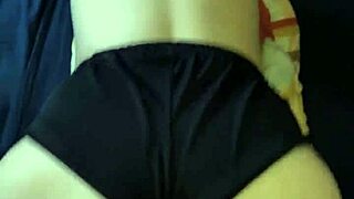 Intense Pleasure Fills Her As Perfect White Ass Gets Fucked In Shorts