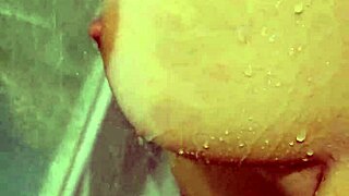 hot wifes streamy bath blowjob and handjob with fiery nails