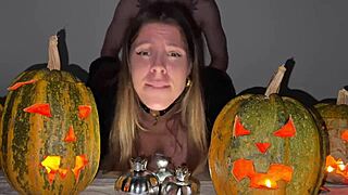 squirt on halloween night! hold cum until the end!