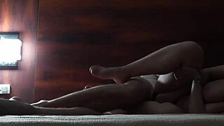 hotel hookup and impregnating creampie with rough riding 😍