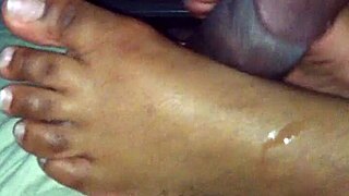 ebony footjob mov 😍