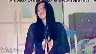 A sexy Asian girl with a big ass gets fucked at midnight in POV.