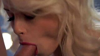 Classy Blonde Gives Blowjob